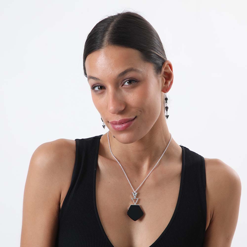 Collar Largo Vedder Negro i-D
