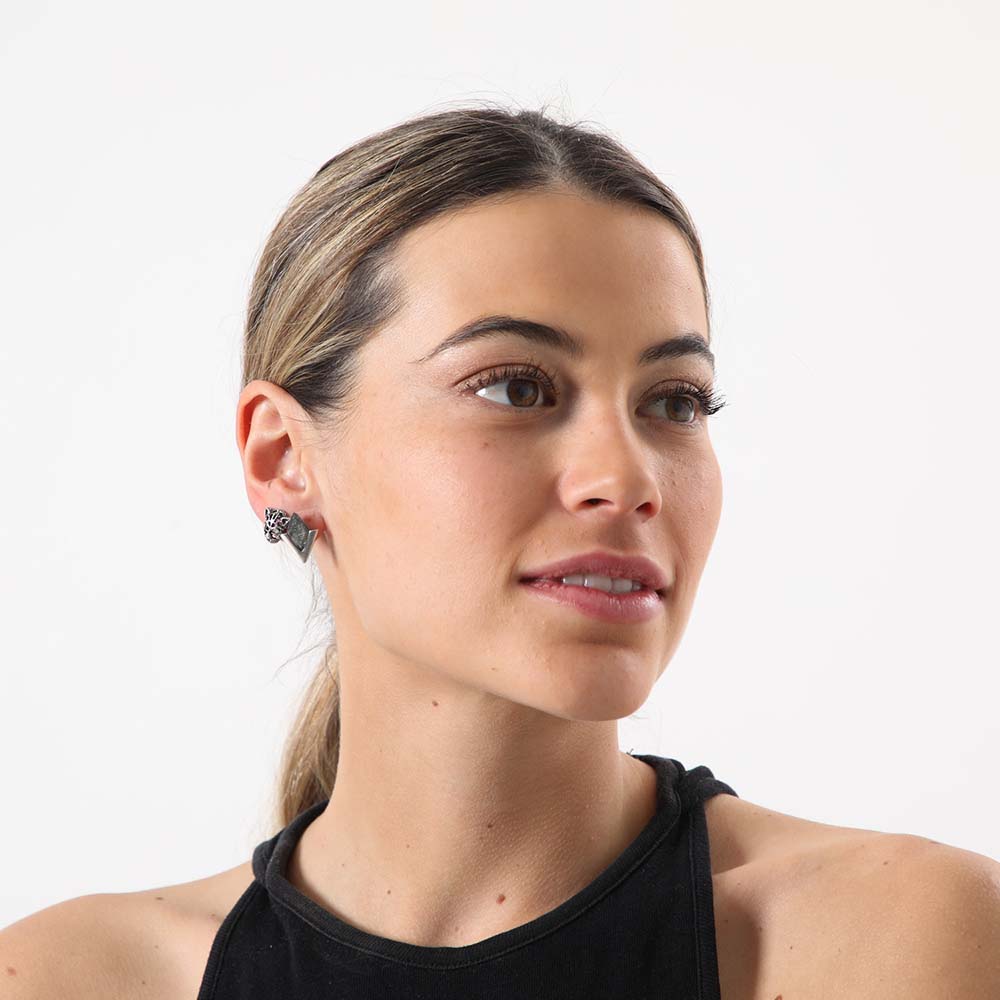 Set Aros Arce Plateados Humana