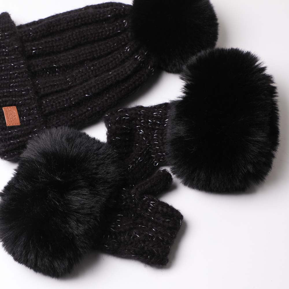 Pack Gorro + Guante Negro Laze Humana