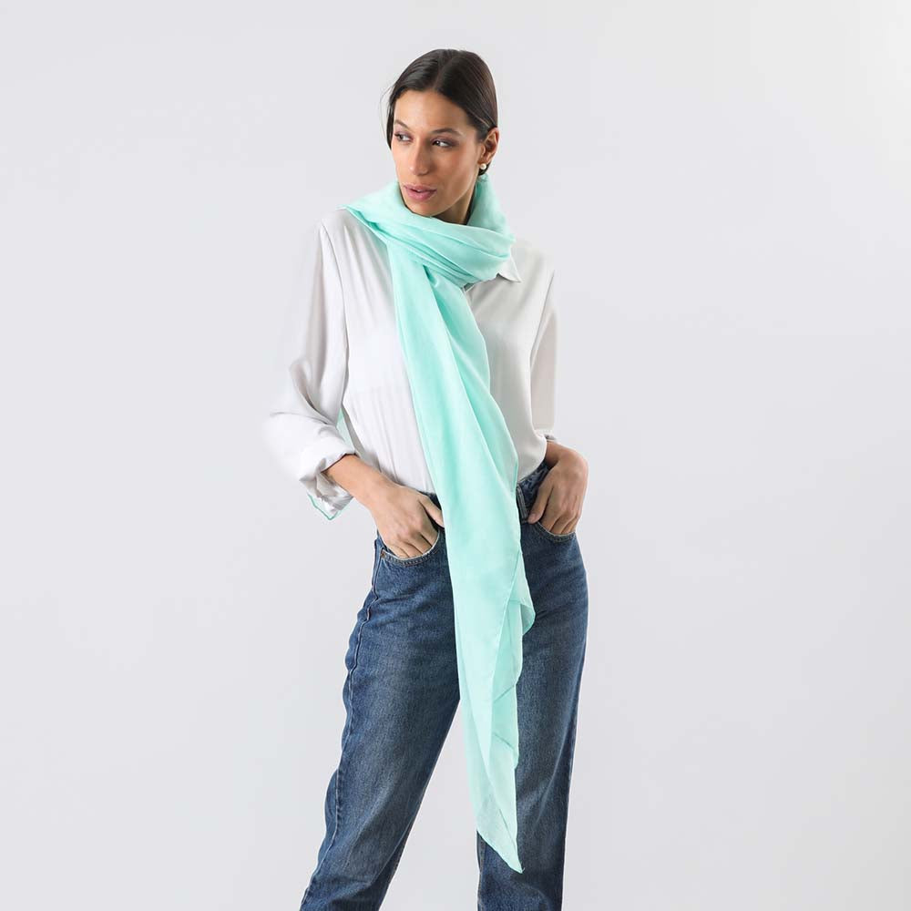 Pañuelo Liso Delfi Celeste Tatienne