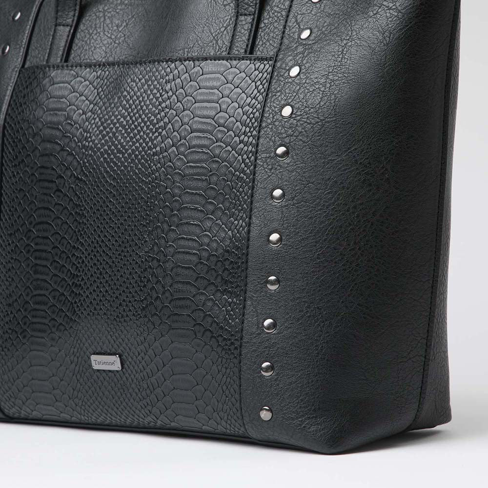 Cartera Hombro Basalt Negra Tatienne