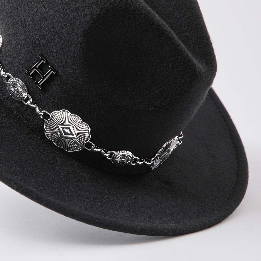 Sombrero Invierno Western Negro Humana