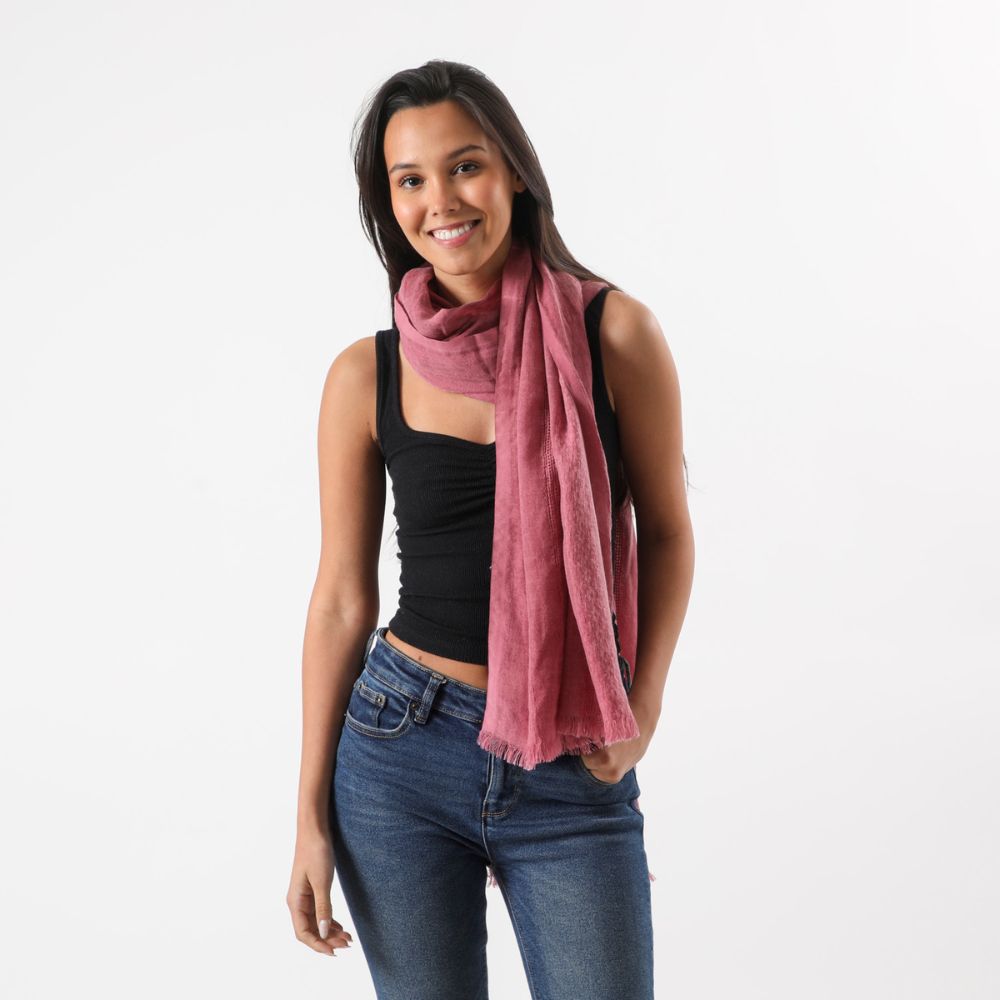 Pañuelo Liso Delfina Rosado Tatienne