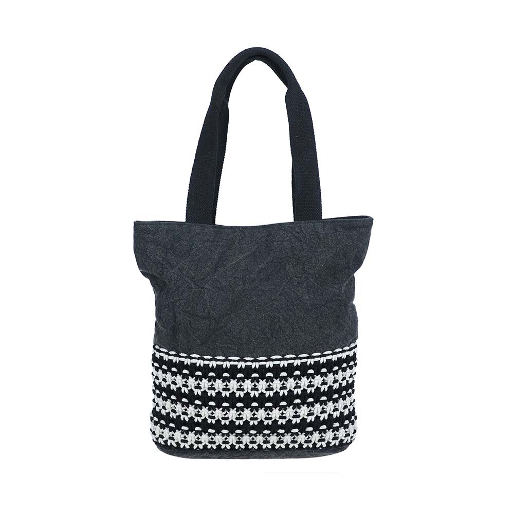 Cartera Hombro Etnic Negra Humana