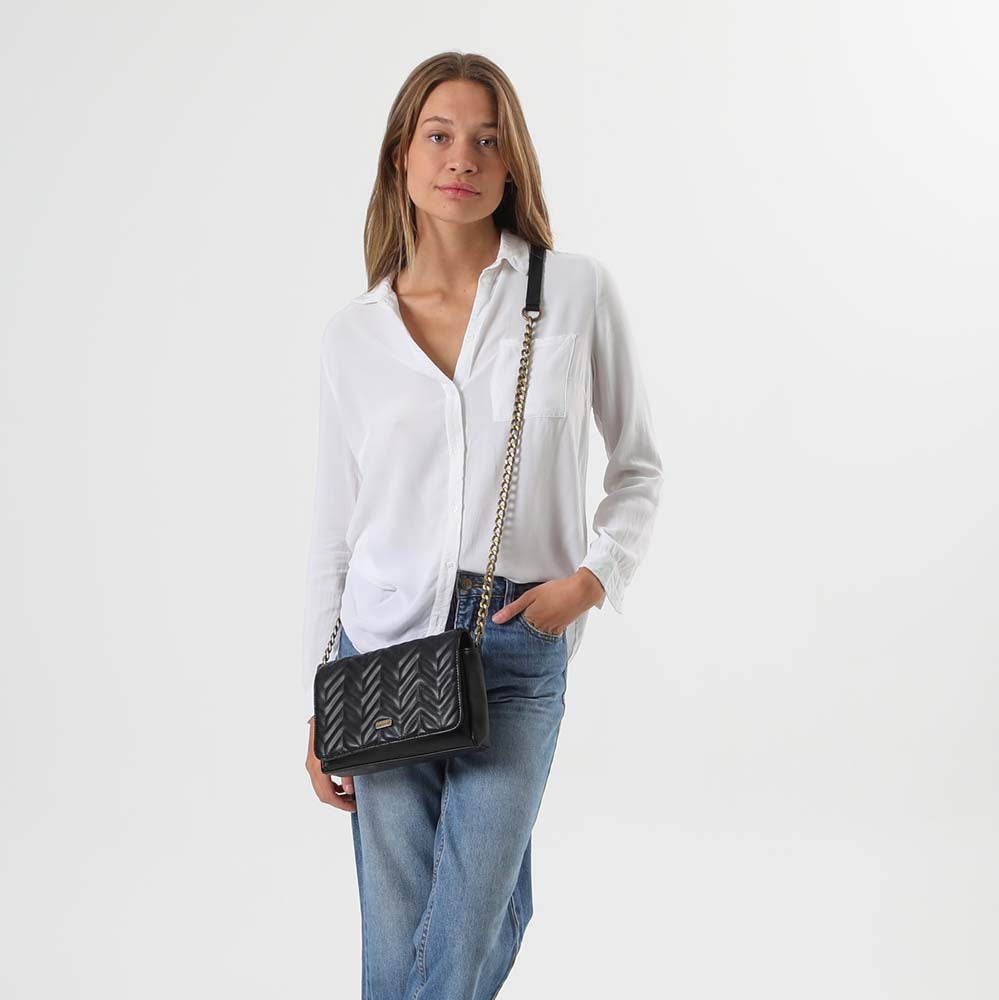 Cartera Cruzada Glasgow Negro Tatienne