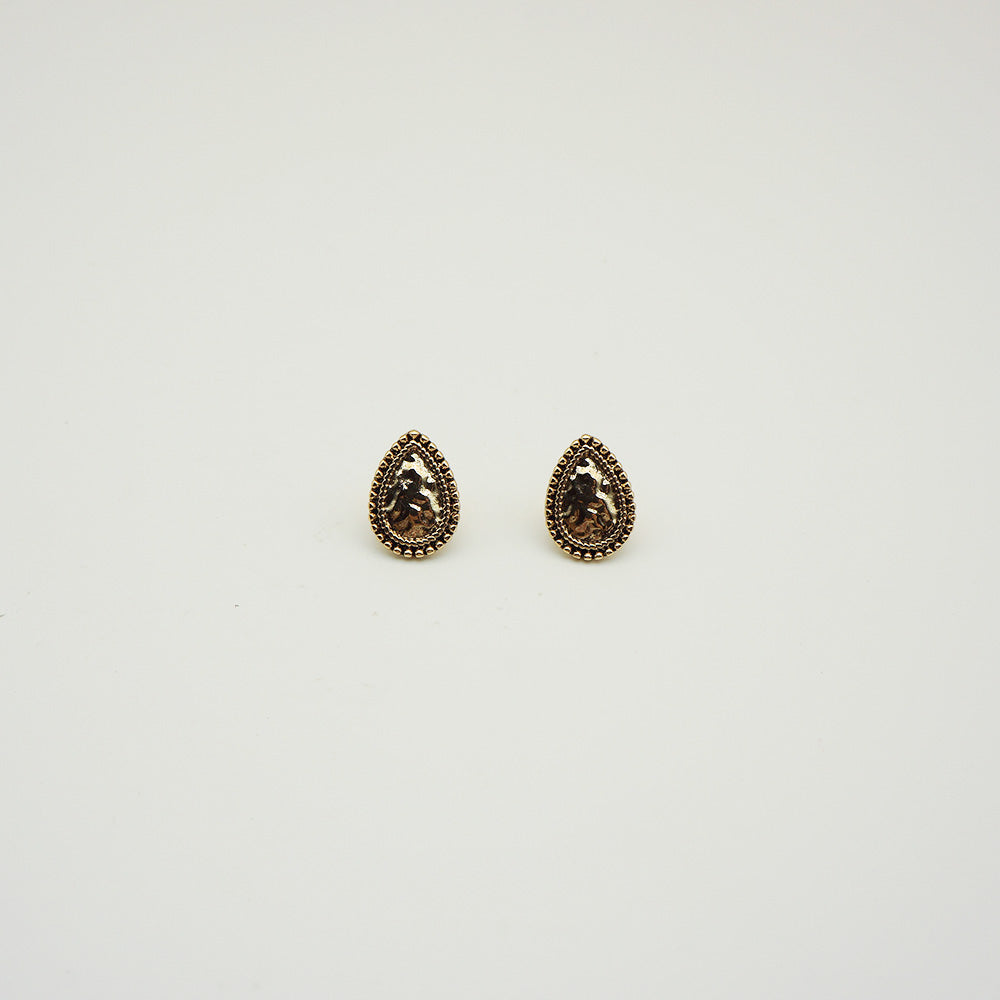 Aros Pegados Gota Dorados Tatienne