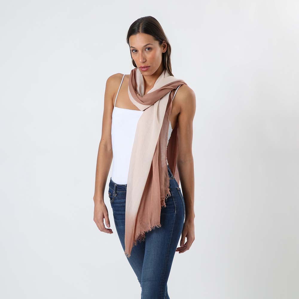 Pañuelo Liso Degrade Café Humana