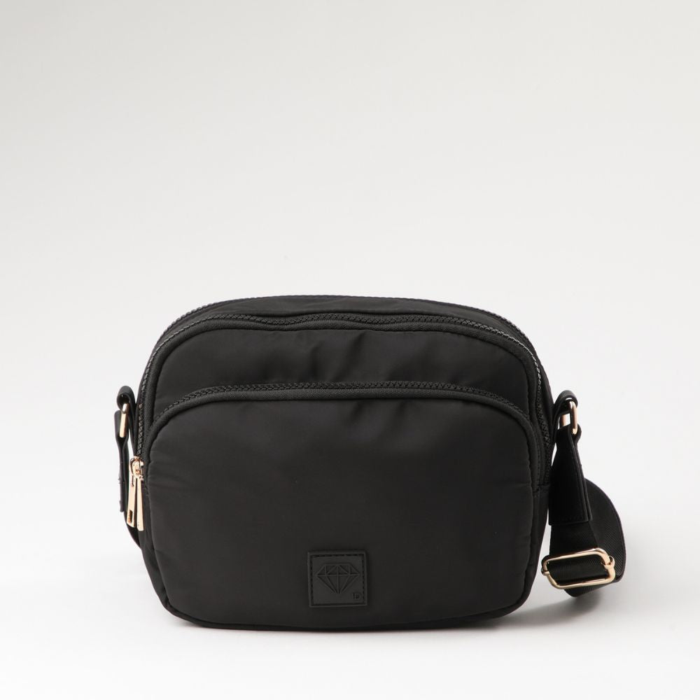 Cartera Bandolera Nylon Gijon Negro i-D