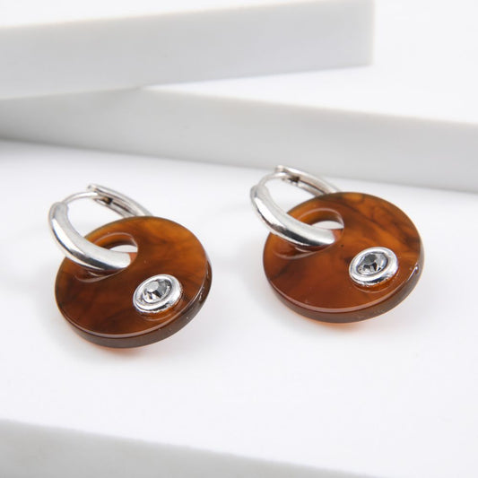 Aros Argolla Turtle Plateado Humana