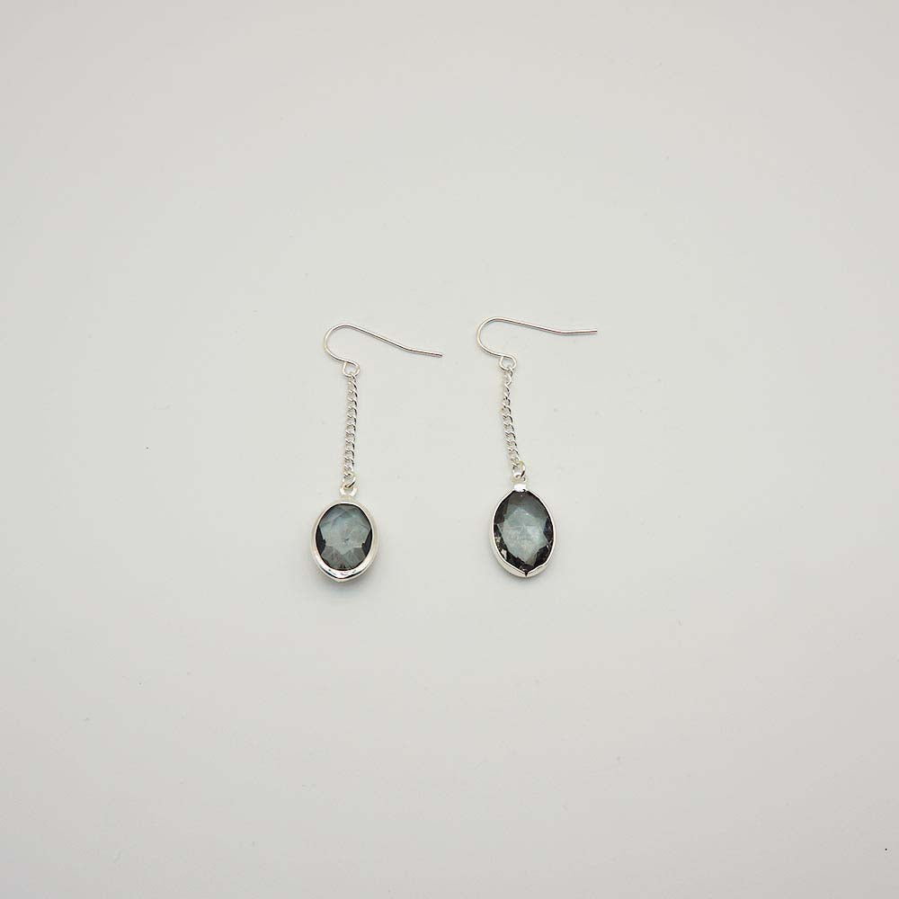 Aros Largos Lore Plateado Tatienne
