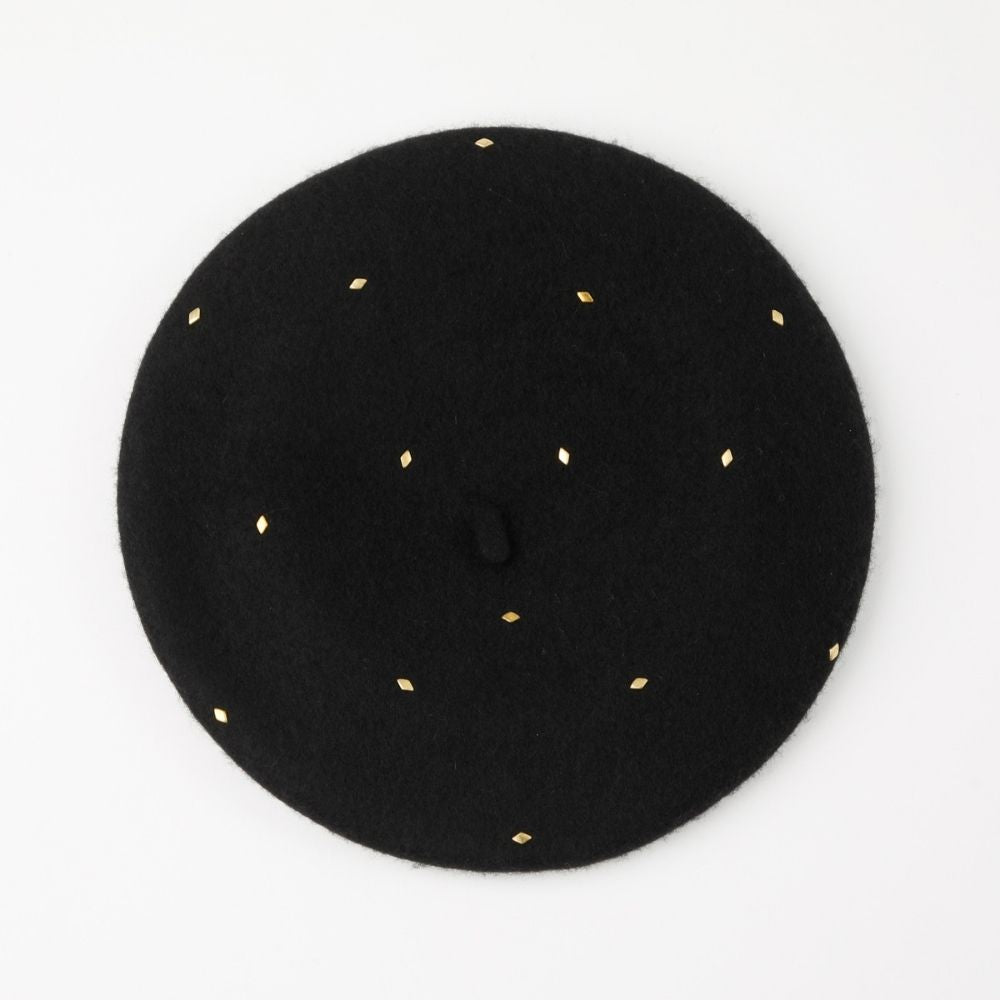 Gorro Boina Emma Negro Tatienne
