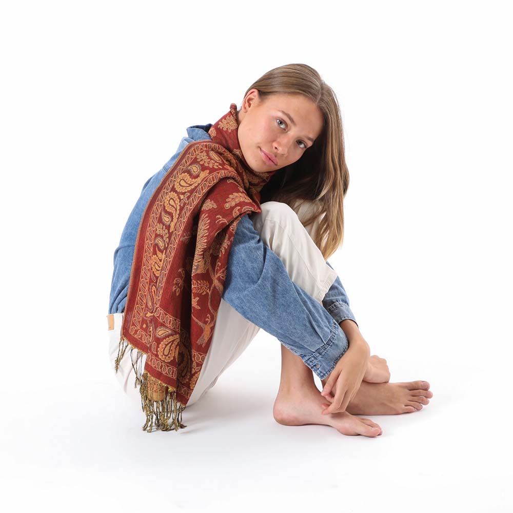 Jacquard Aberdeen Rojo Tatienne