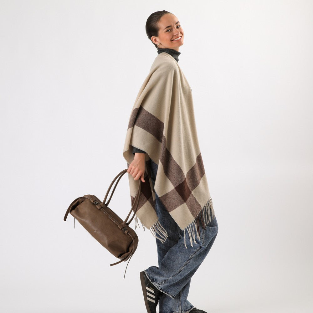 Cartera Hombro Pluton Café I-D