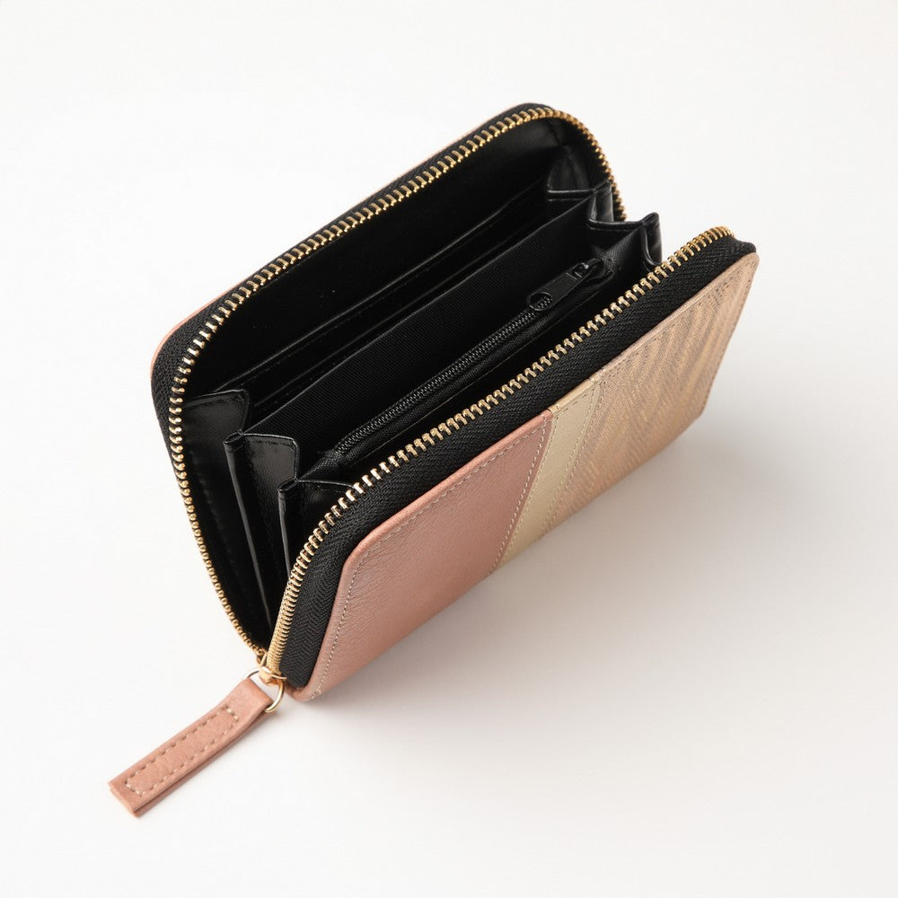 Billetera Mediana Amalfi Rosado I-D