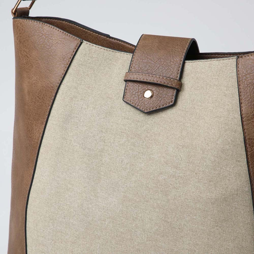 Cartera Hombro Emma Beige i-D