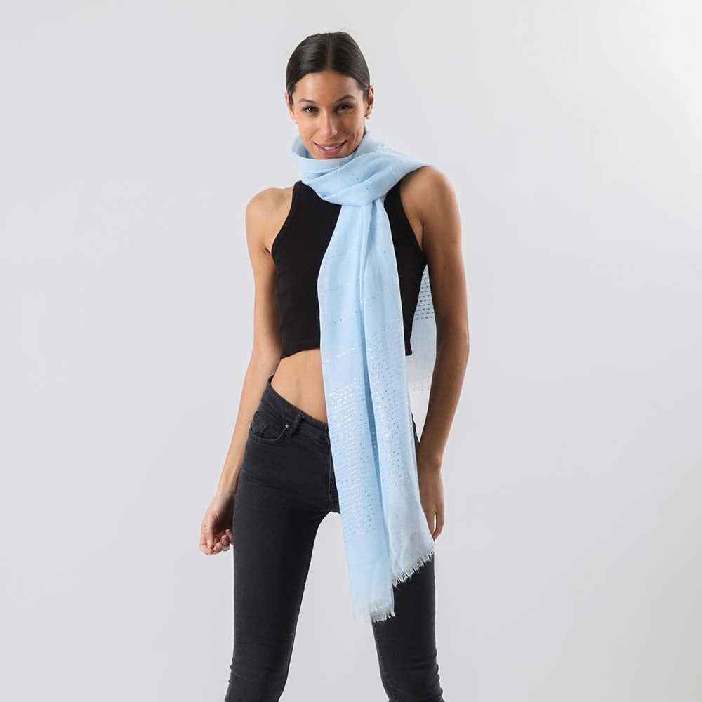 Pañuelo Liso Marsala Celeste Humana