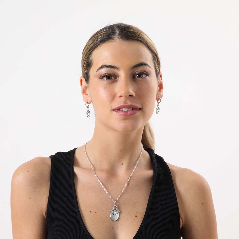 Collar + Aro Legacy Plateado i-D