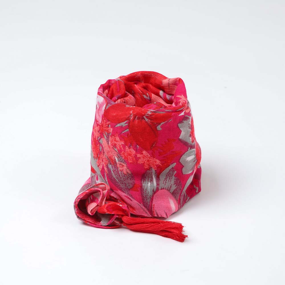 Pañuelo Estampado Florista Rosado Humana