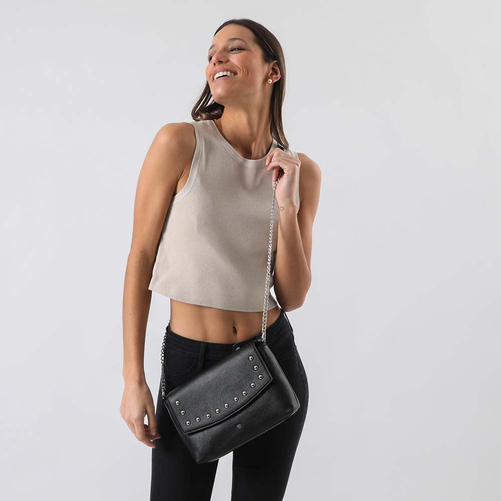 Cartera Cruzada Marie Negra i-D