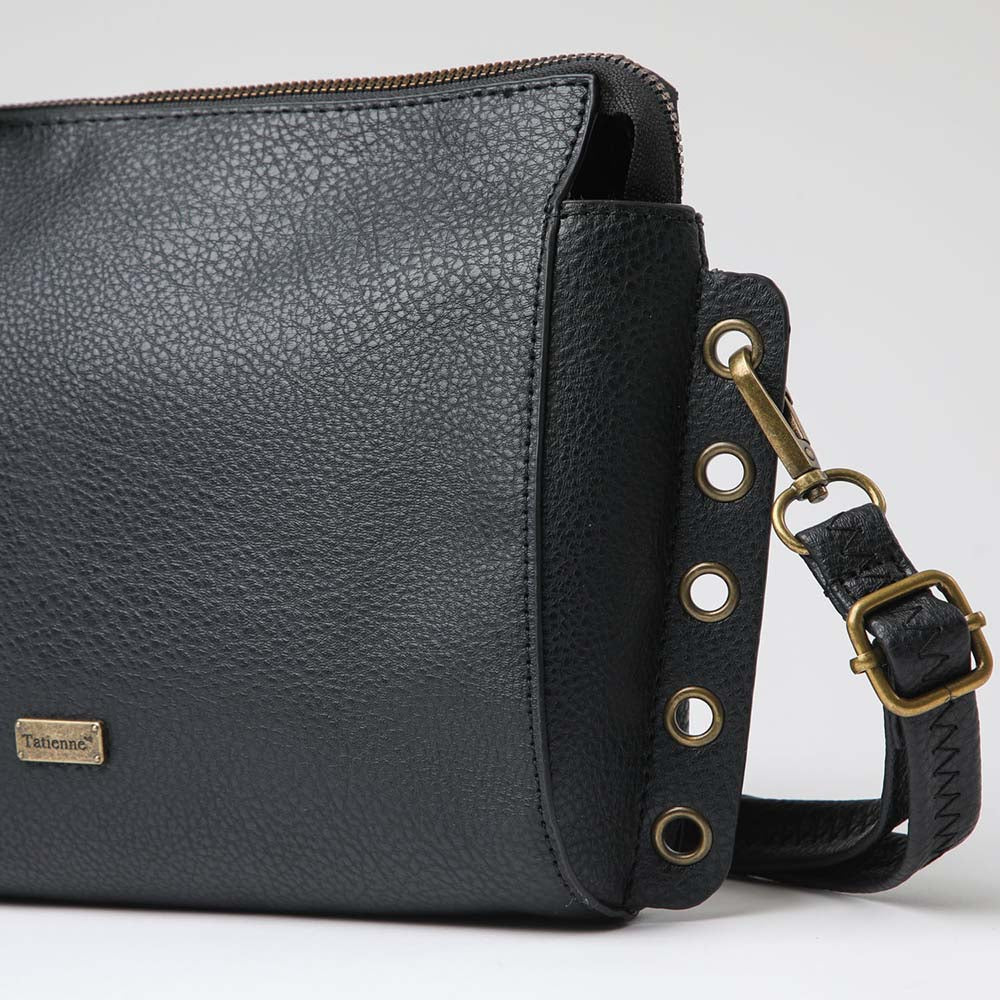 Cartera Cruzada Fiona Negra Tatienne