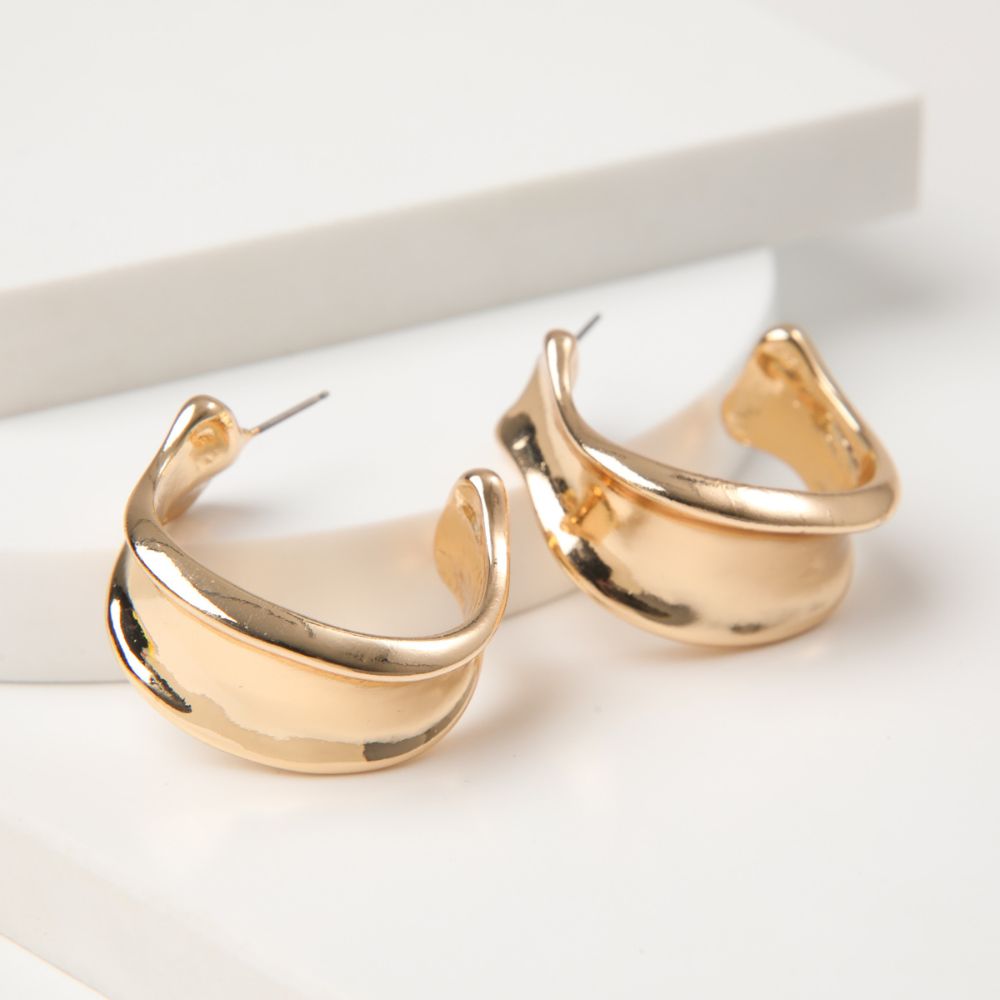 Aros Argollas Apricot Crush 21 Dorado Tatienne