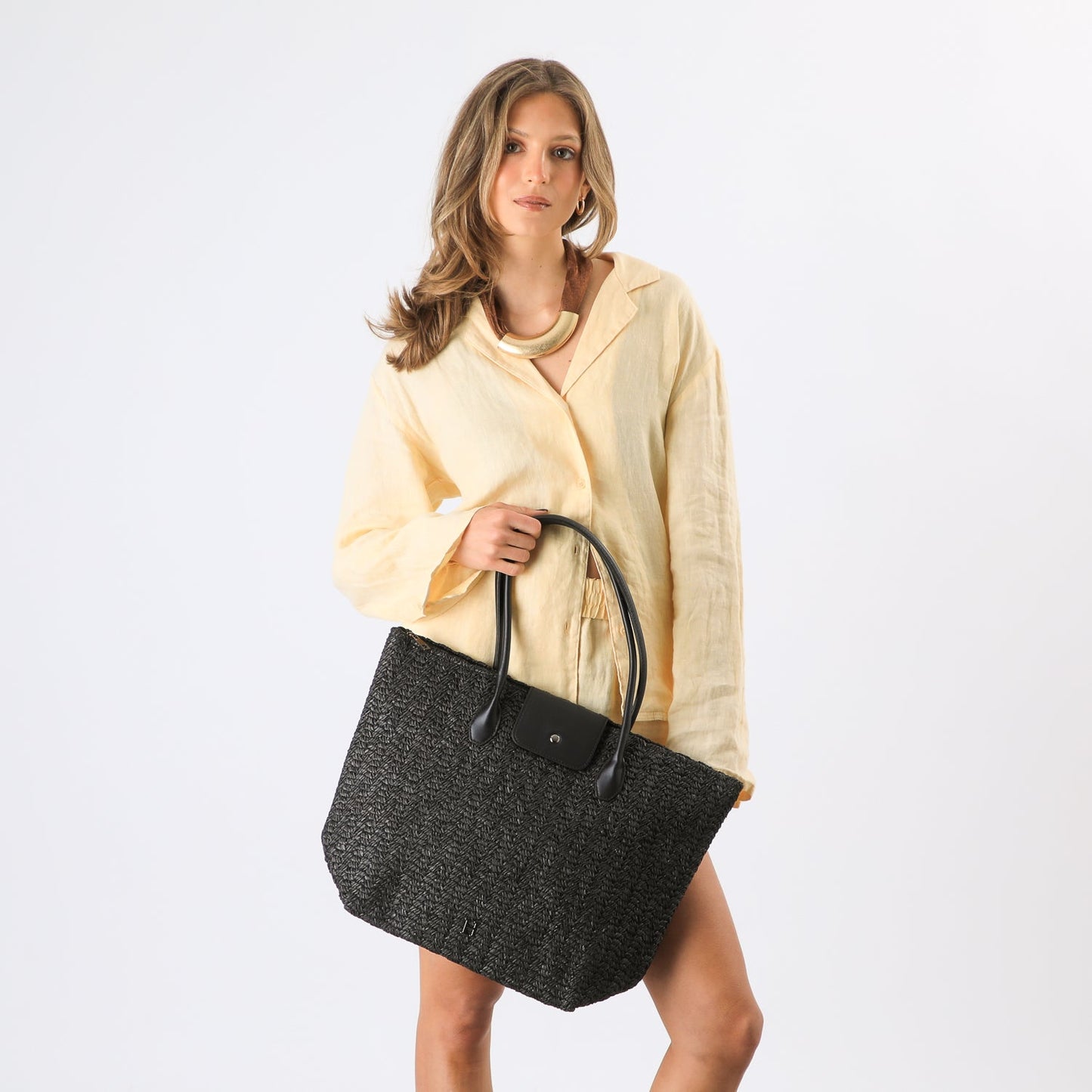 Cartera De Playa Marbella Black Humana