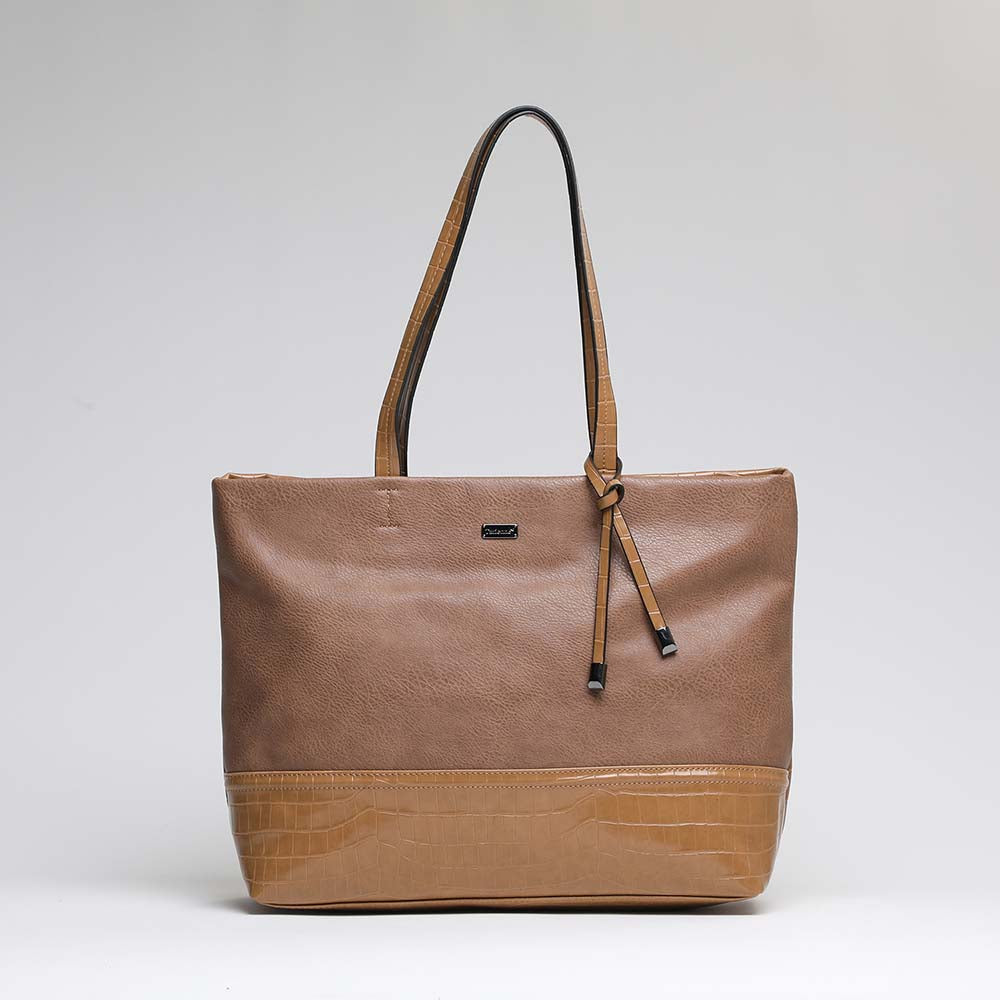 Cartera Hombro Café Evelyn Tatienne