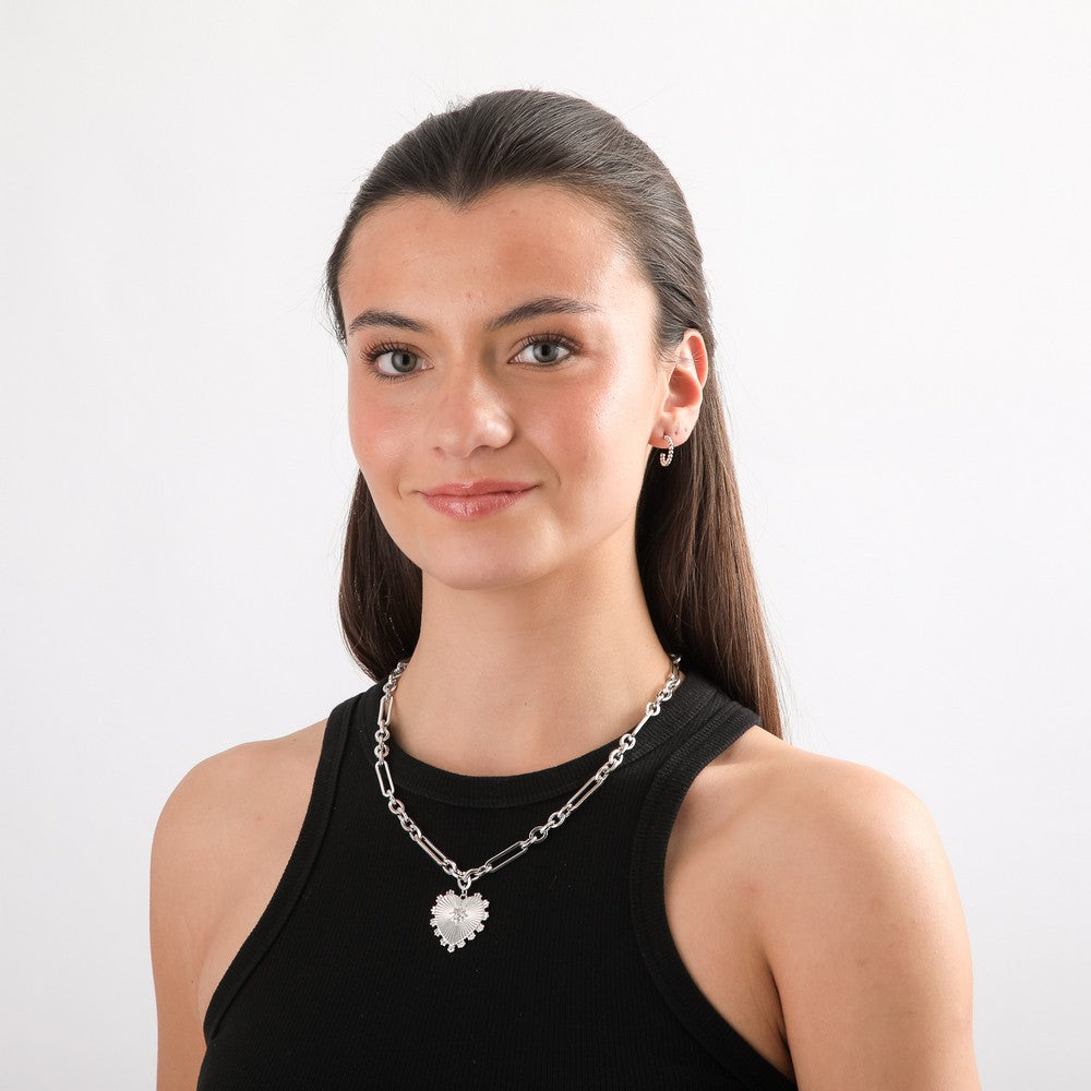 Collar Corto Naia Plateado I-D