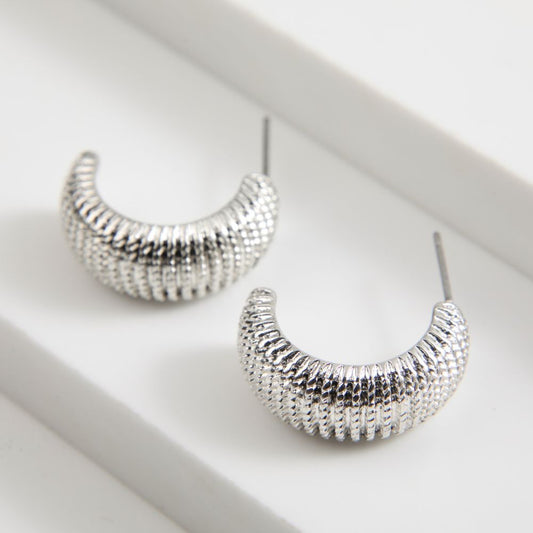 Aros Argolla Oru Plateado Tatienne