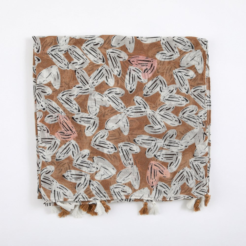 Pañuelo Estampado Bristol Beige I-D