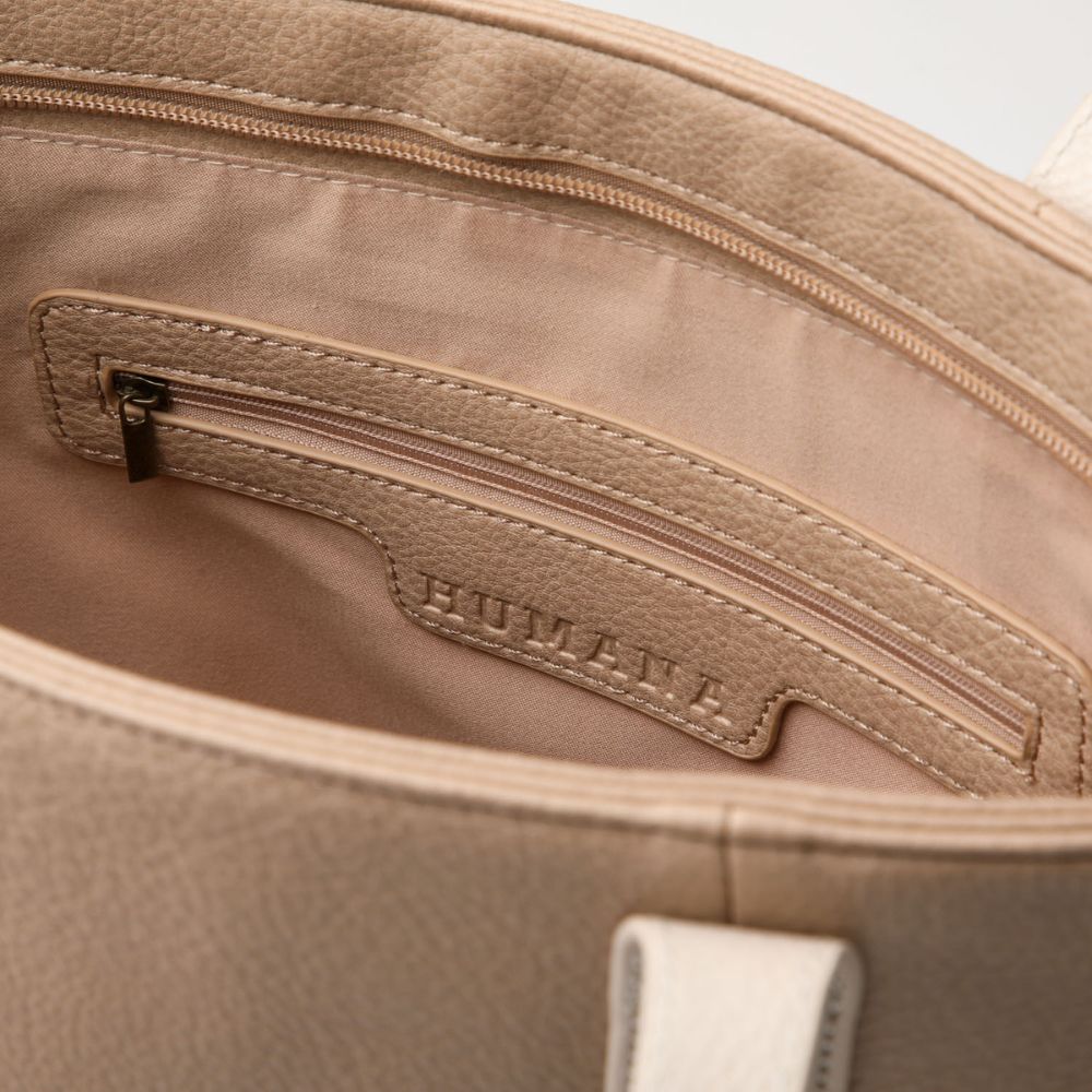 Cartera Hombro Joan Beige Humana