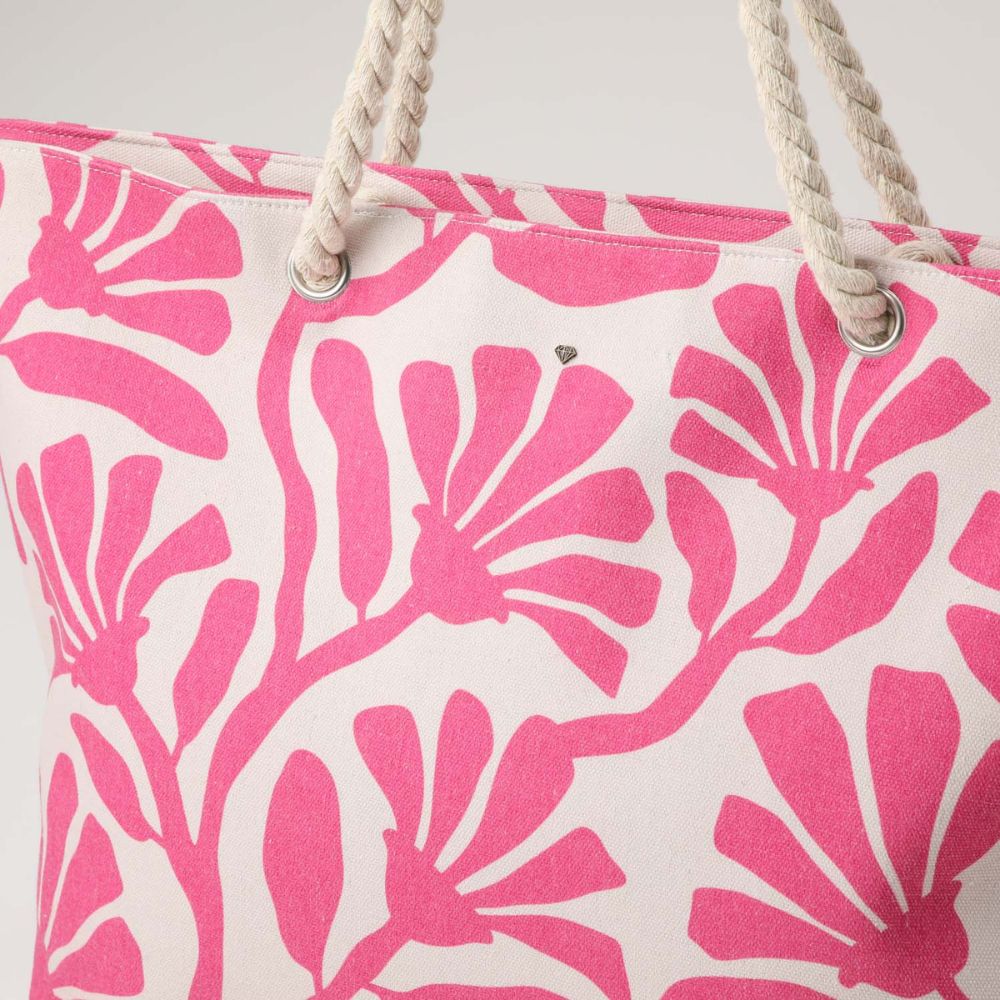 Bolso De Playa Norwich Rosado i-D