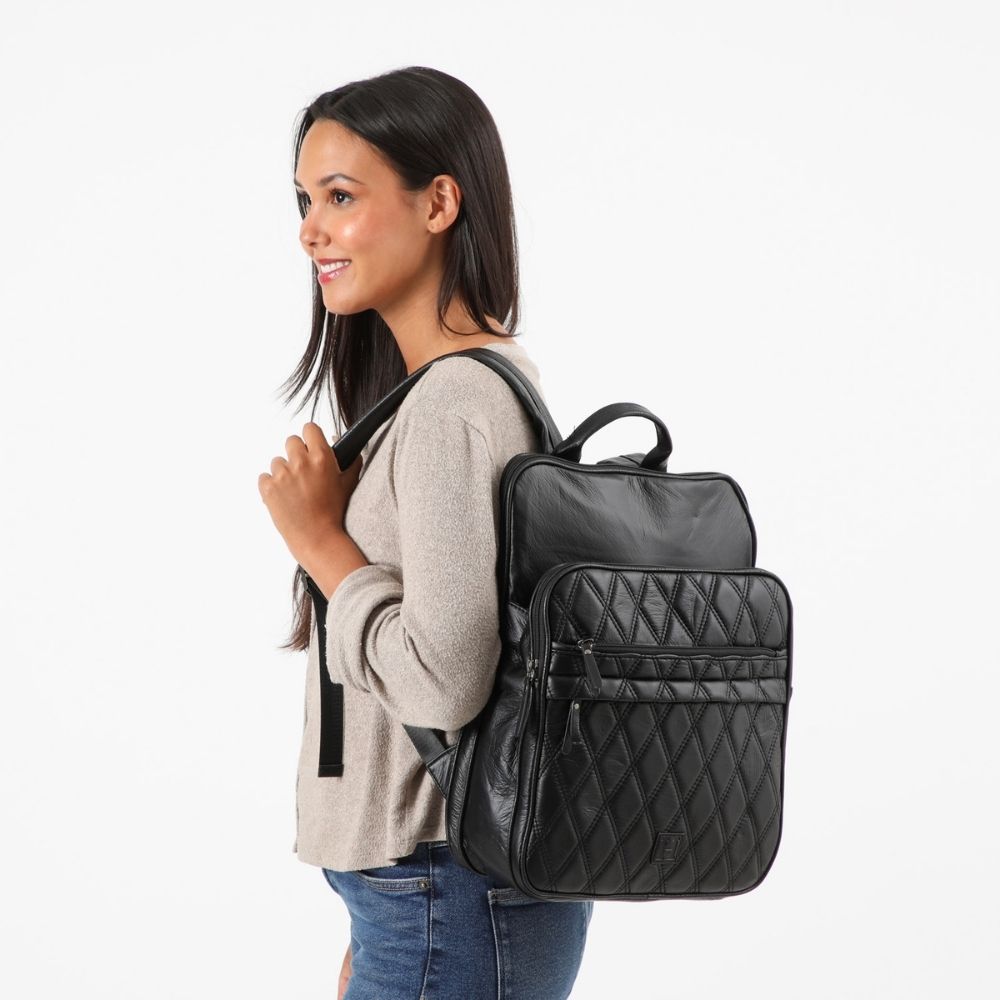 Mochila Aline Negra Humana