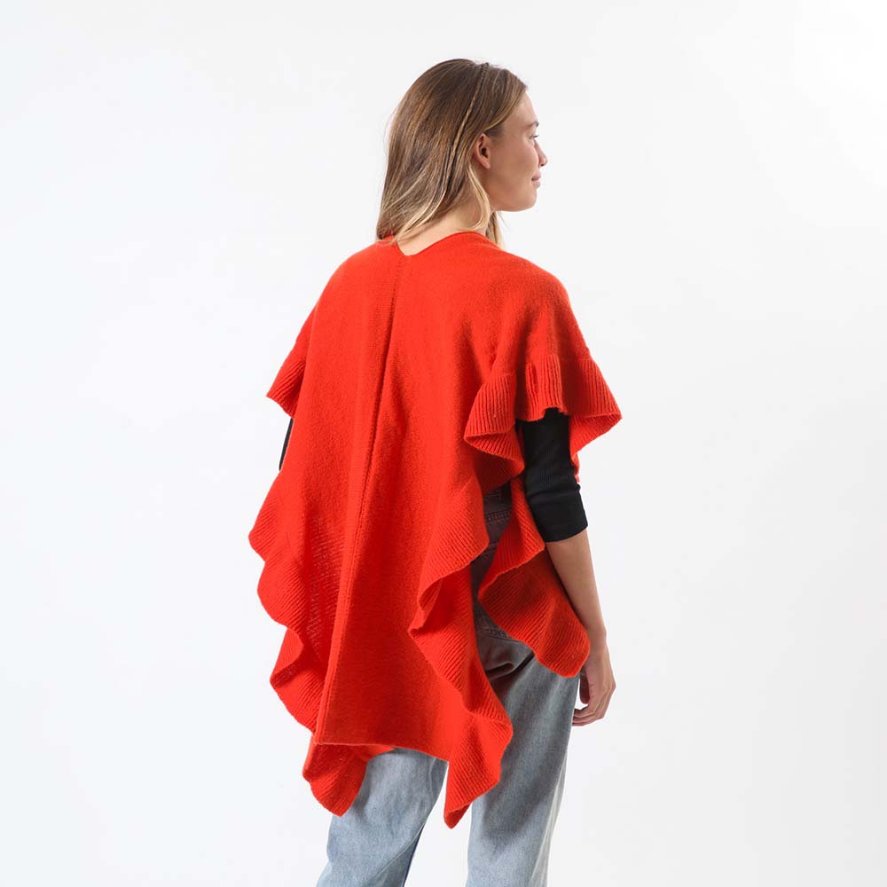 Poncho Vuelos Naranjo Tatienne