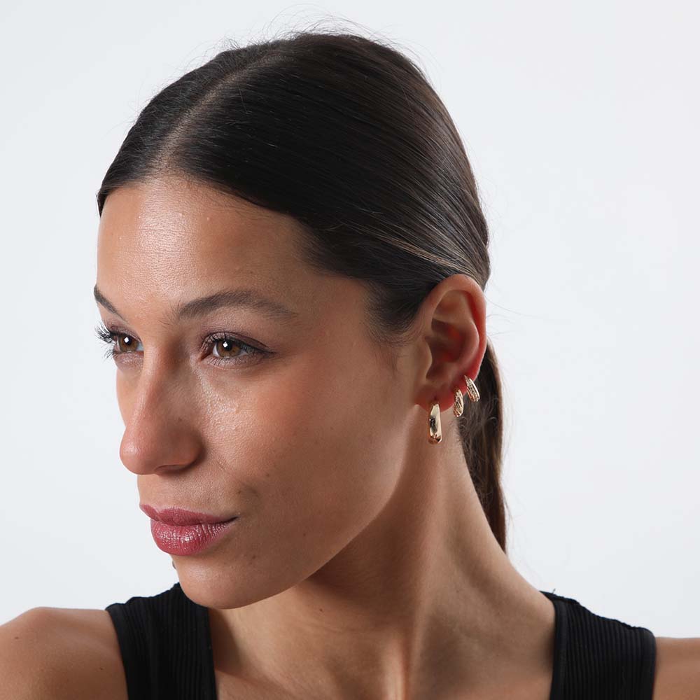 Set Aros Sandrine Dorados i-D