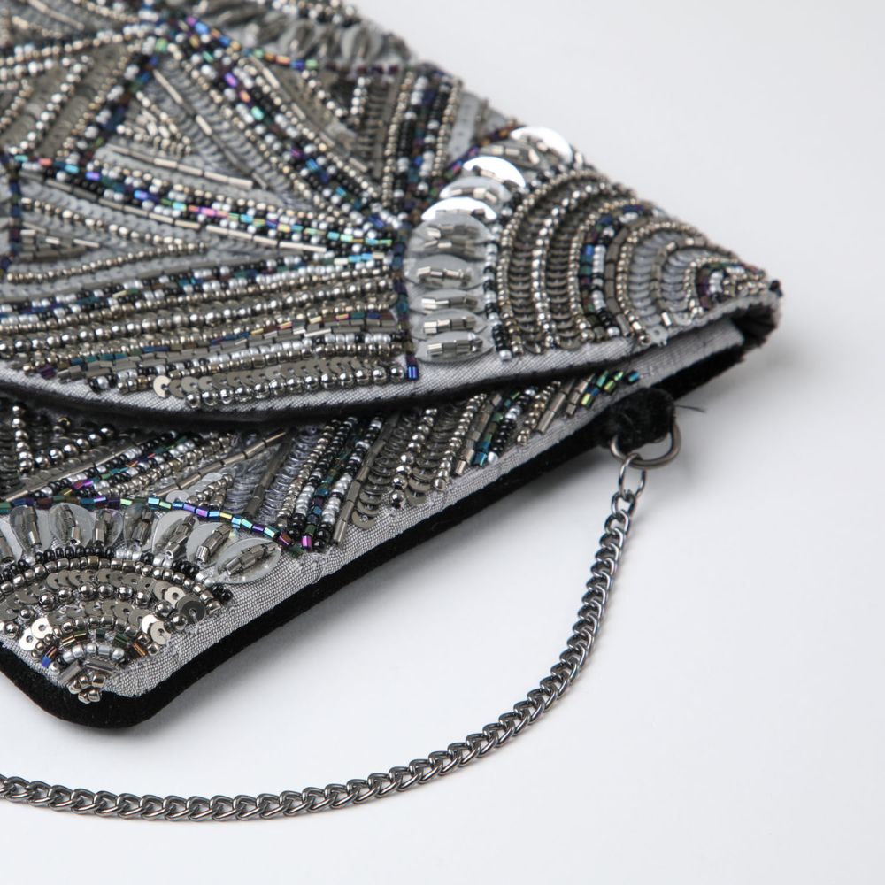Clutch Bulgaria Plateado Humana