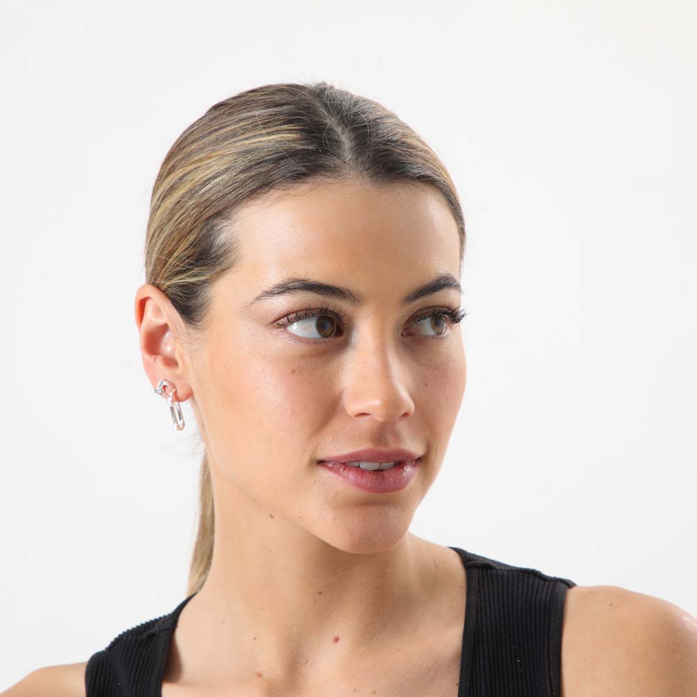 Set Aros Aube Plateado i-D