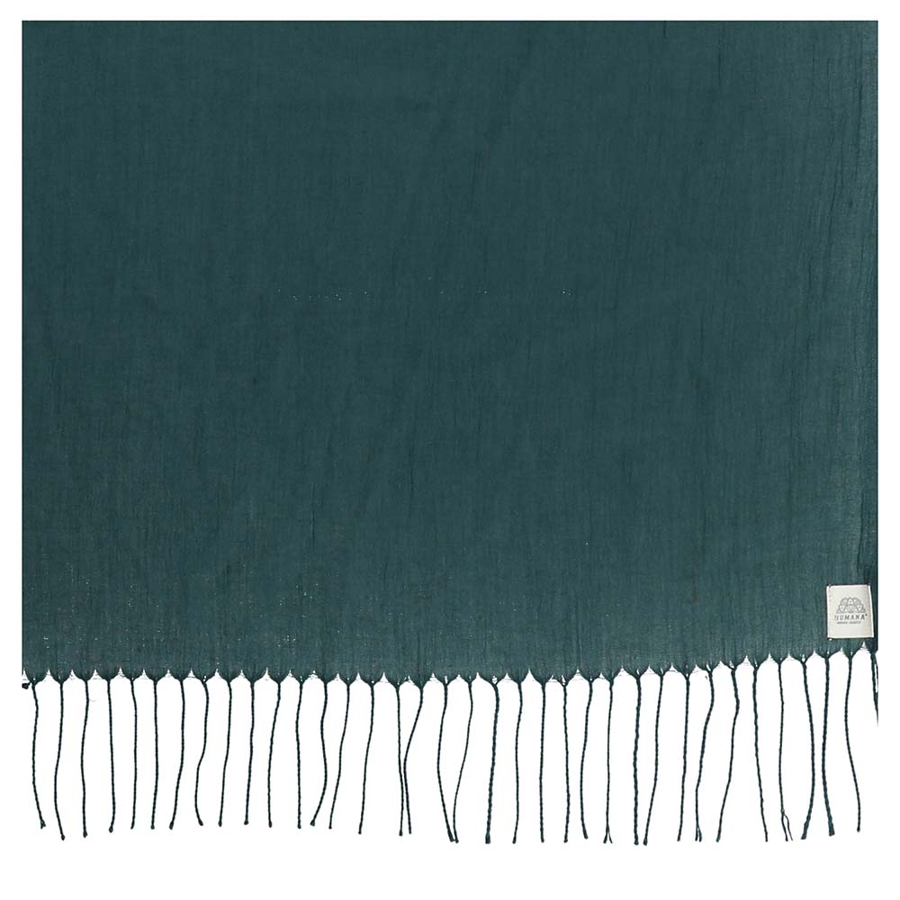 Pañuelo Liso Blue Mediterraneo Verde Humana
