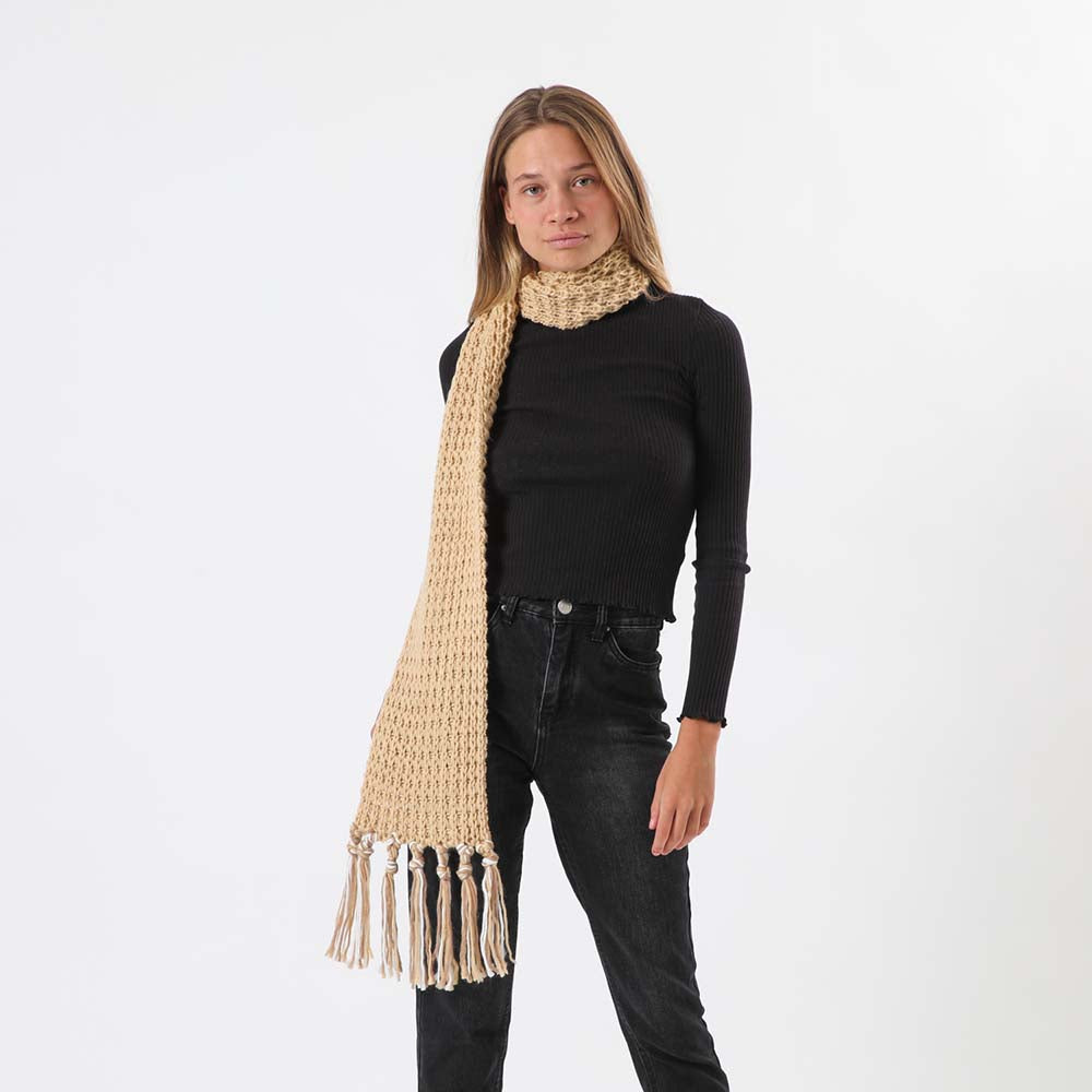 Bufanda Flecos Café i-D
