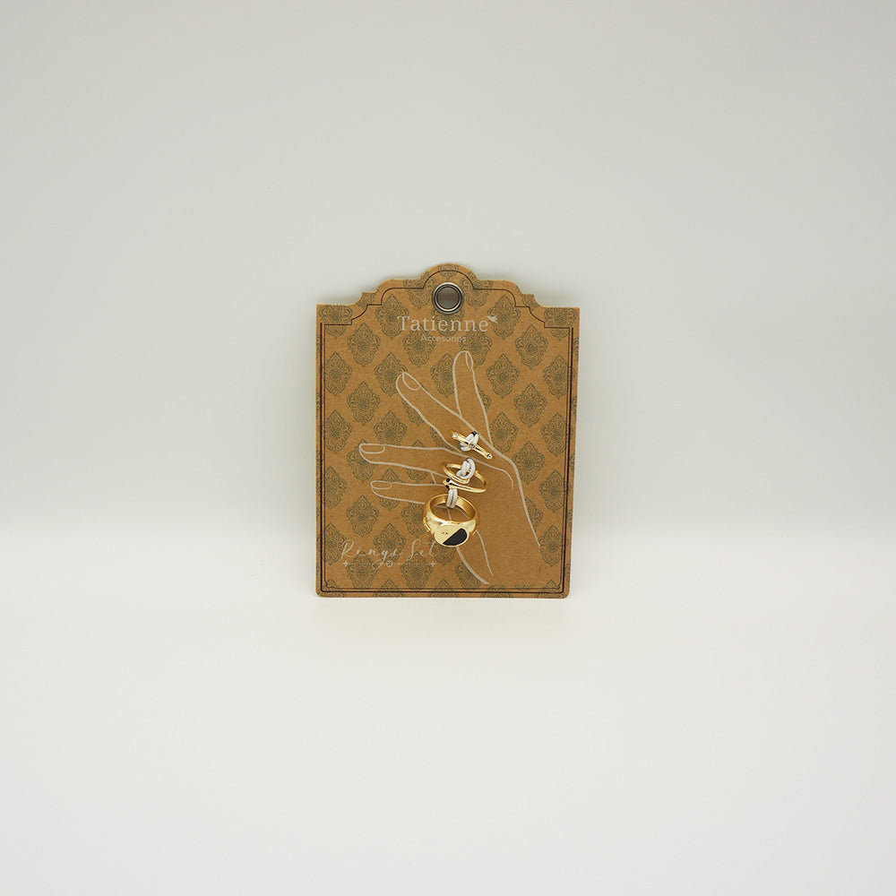 Set de anillos dorados Especial Anillos Carlota Tatienne