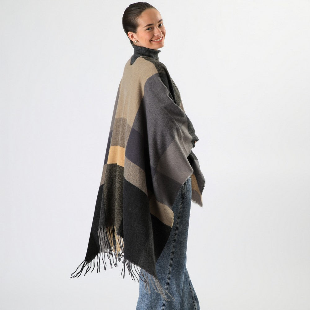 Poncho Naxos Gris I-D