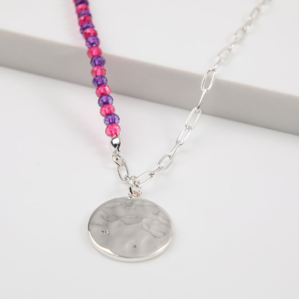 Collar Corto Roser Plateado i-D