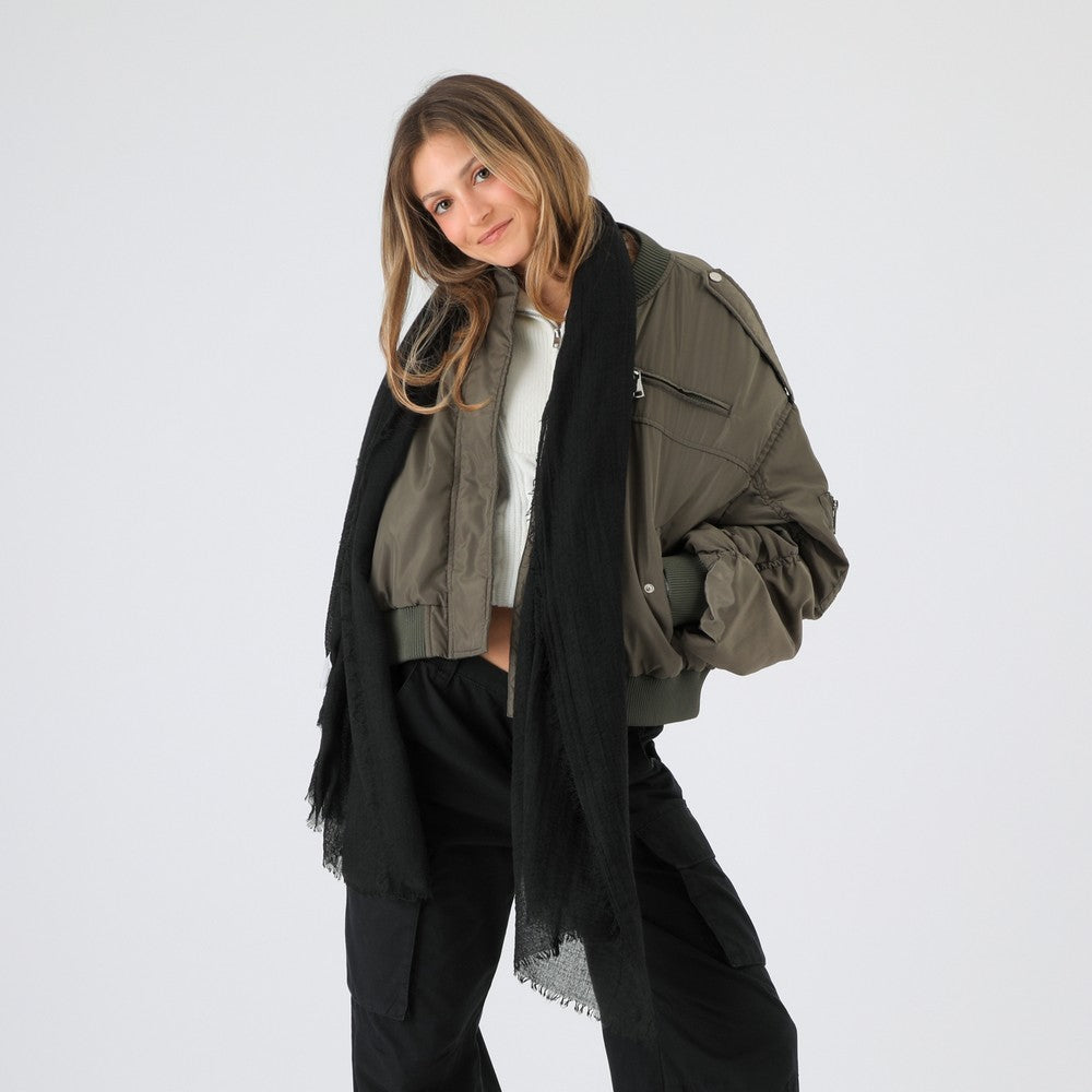 Pañuelo Liso Kira Negro I-D