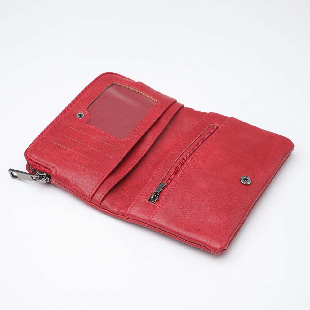Billetera Pequeñas Clash Roja Humana