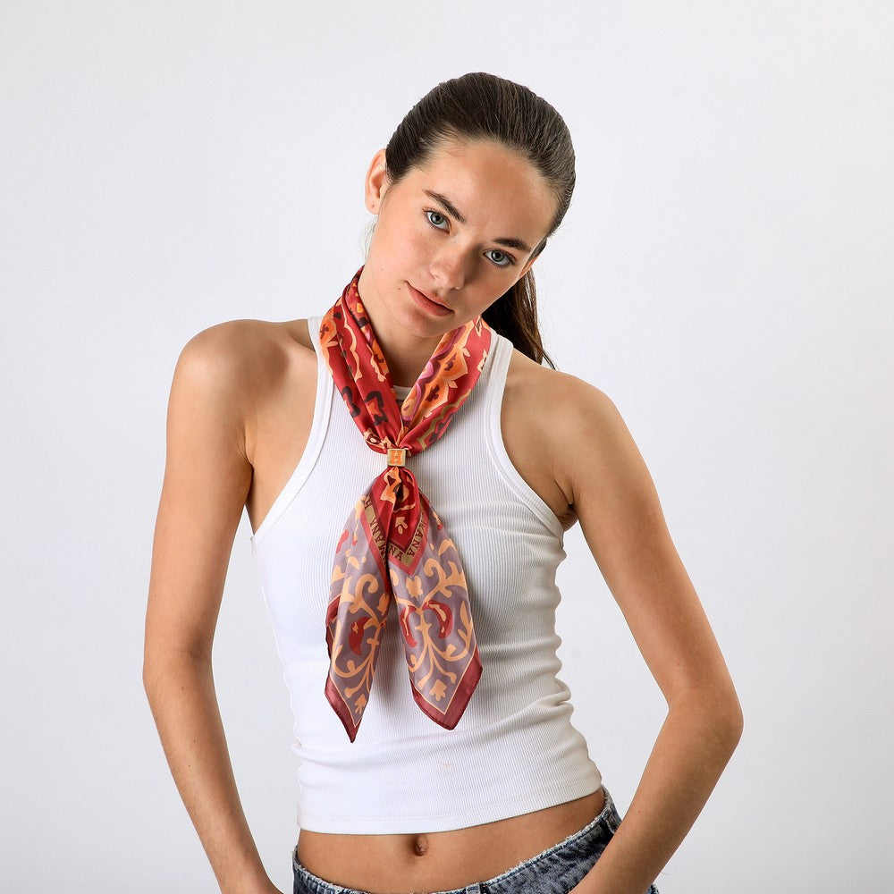 Set De Bandana Greta Rojo Humana