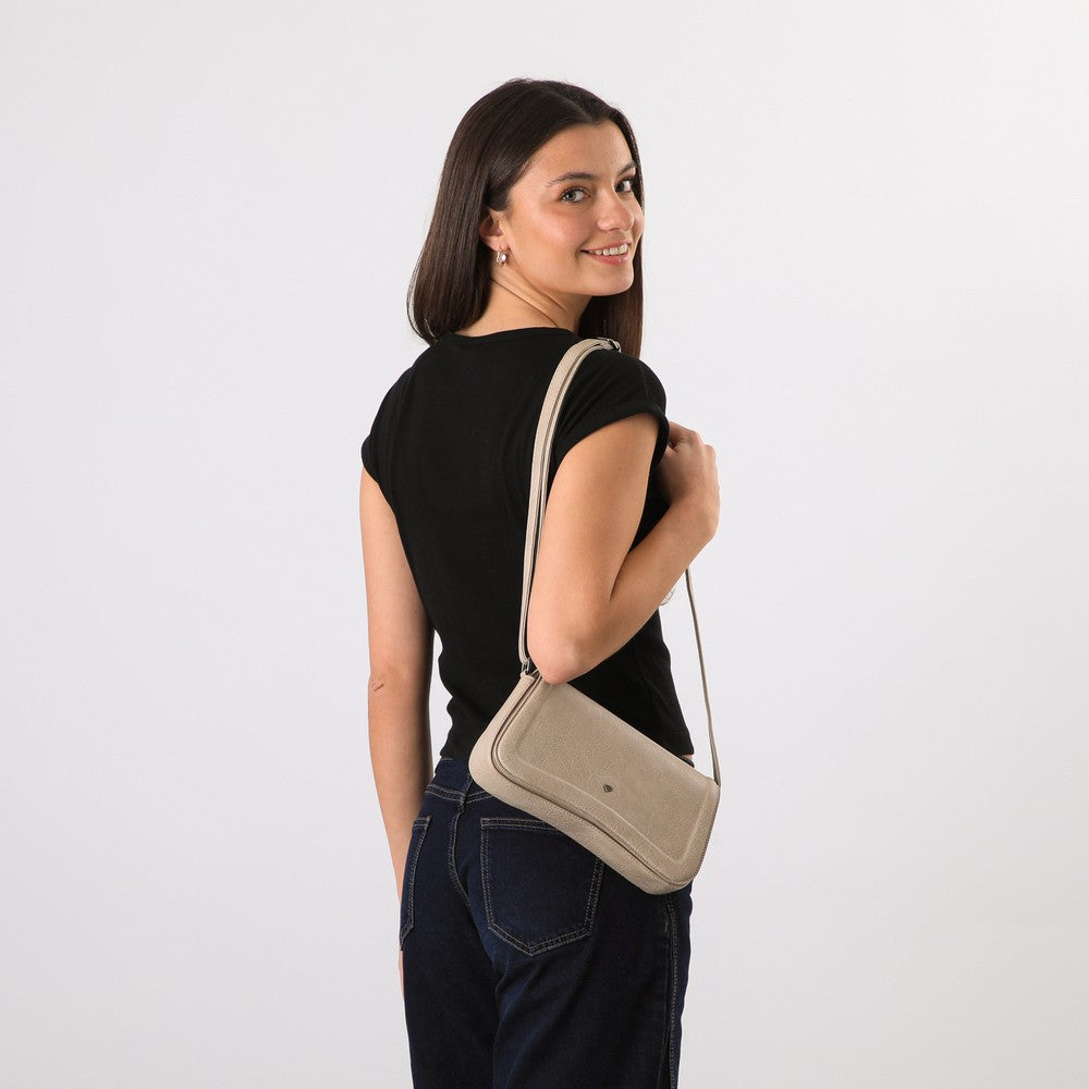 Cartera Cruzada Biznaga Ivory I-D