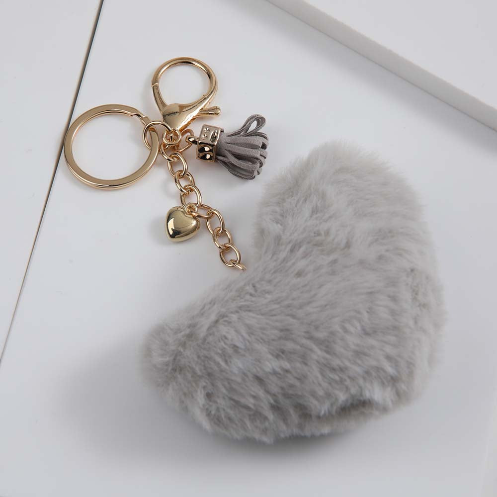 Llavero Heart Grey Gris i-D