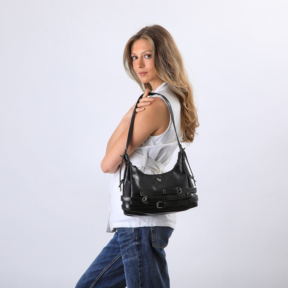 Cartera Hombro Paula Black Tatienne