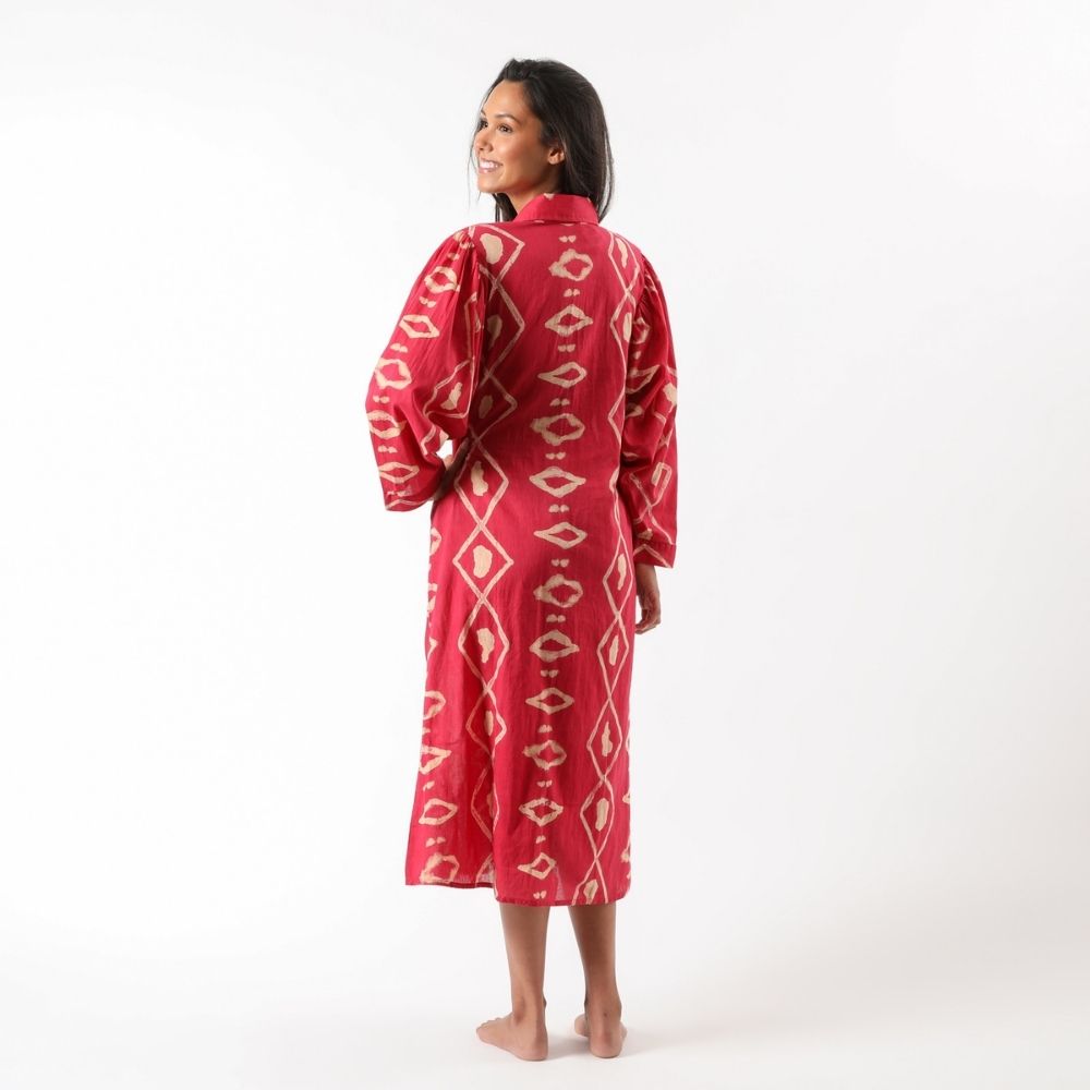 Kimono Open Shimla Fucsia Humana