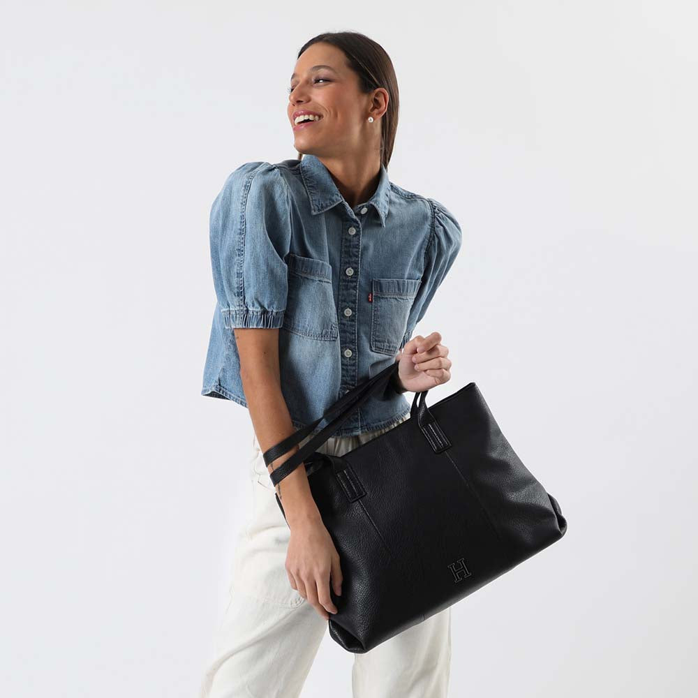 Cartera Hombro Florence Negra Humana